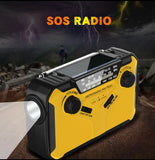 Emergency Radio AM/FM Weather Alert Receiver with LED Flashlight Phone Charger