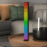LED RGB Atmosphere Strip Light Bar Music Sync Rhythm Lamp Voice Sound Control