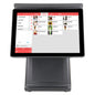 POS All-in-one Terminal 15" Touch Screen+ 15" Customer Screen, Windows 7