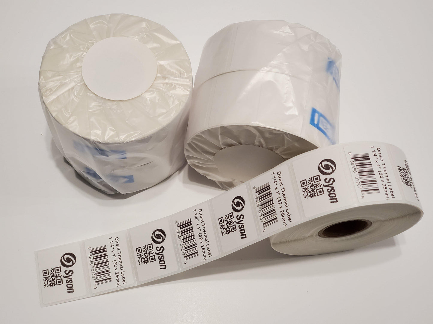 Thermal retail Label Barcode Label1 1/2" x 1" (40mm x 25mm) - syson