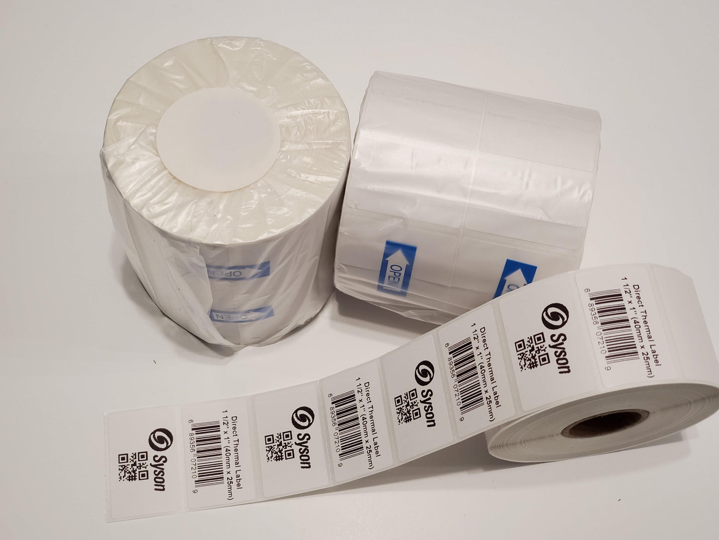 Thermal Label 1 1/4" x 1" (32mm x 25mm) (1300 Labels/Rolls; 24 Rolls/CS) Retail Label Barcode Label - syson