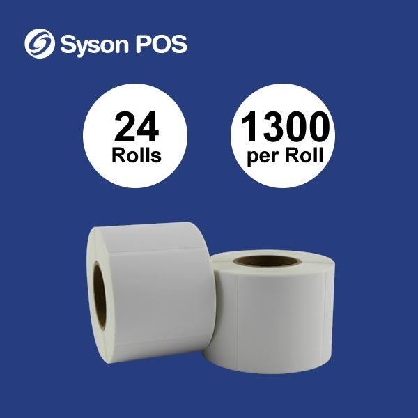 Thermal retail Label Barcode Label1 1/2" x 1" (40mm x 25mm) - syson